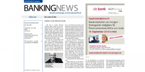 BANKINGNEWS Ausgabe 10 vom 30.08.2013